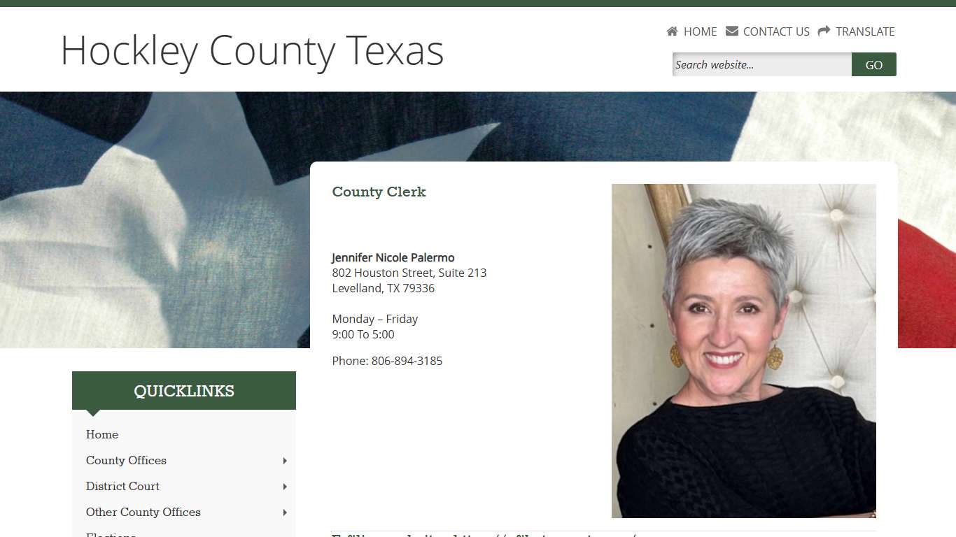 County Clerk - Hockley County