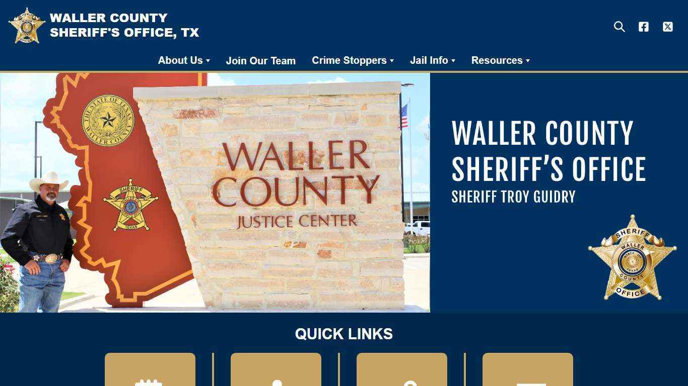 Waller County Sheriff Office Website